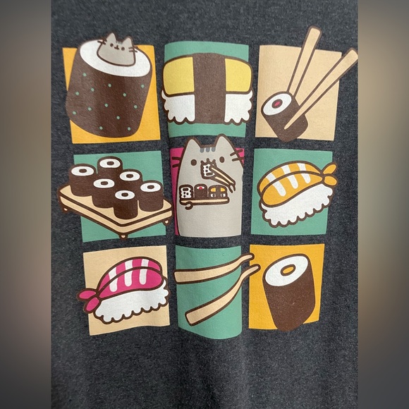 Pusheen gray sushi pullover sweatshirt sweater - Picture 2 of 4